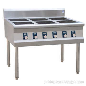 Commercial induction cookers with 6 burners, good-quality